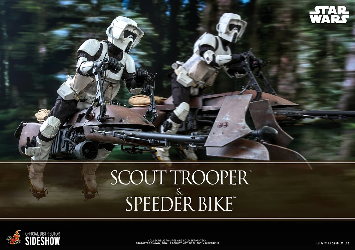 Hot Toys Scout Trooper™ And Speeder Bike™