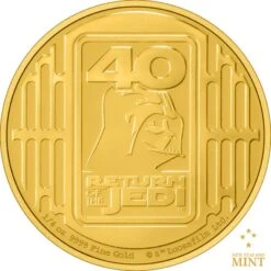 Star Wars: Return Of The Jedi 40th Anniversary ¼oz Gold Coin