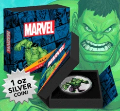 The Incredible Hulk 1oz Silver Coin