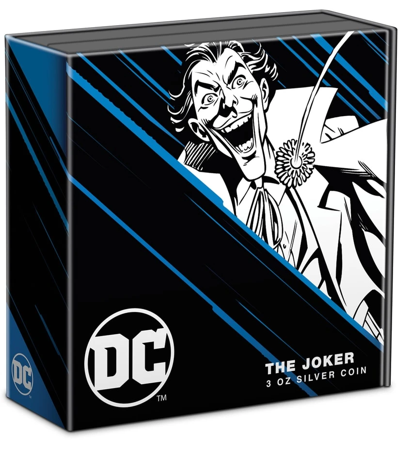 The Joker 3oz Silver Coin 5 The Joker 3oz Silver Coin - Image 5