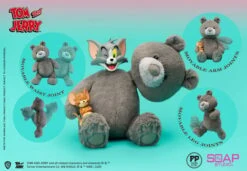 Tom And Jerry Plush Teddy Bear (Charcoal Gray)